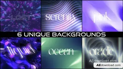 6 Unique Backgrounds Titles template preview