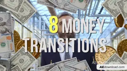 8 Money Transitions Elements template preview