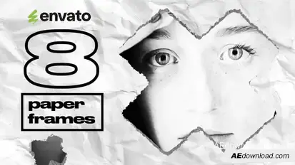 8 Paper Frames Openers template preview