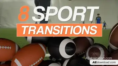 8 Sport Ball Transitions Elements template preview