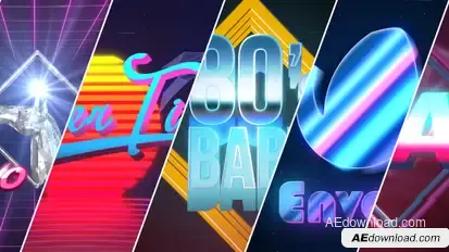80's Baby | VHS Logo-Titles Opener Openers template preview