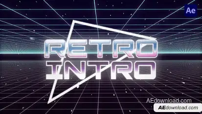 80s Retro Gaming Intro Title Titles template preview