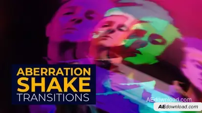 Aberration Shake Transitions | After Effects Elements template preview