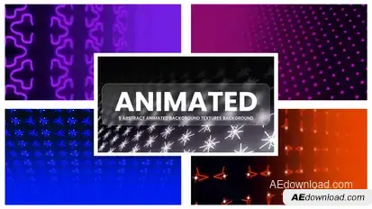 Abstract Animated Background Elements template preview