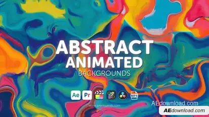 Abstract Animated Backgrounds Elements template preview