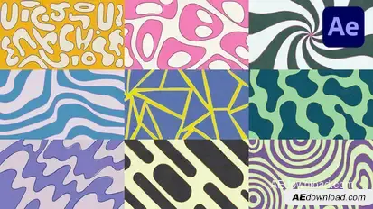 Abstract Background | AE Elements template preview