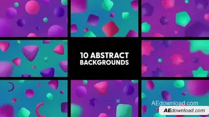 Abstract Backgrounds Elements template preview