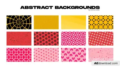 Abstract Backgrounds Pack Elements template preview