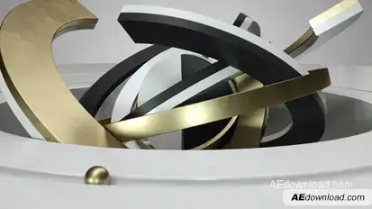 Abstract Circles Logo Logo Stings template preview