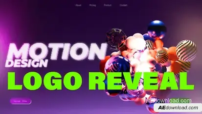 Abstract Colorfully Balls Company Logo Reveal Logo Stings template preview
