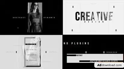 Abstract Dynamic Intro Openers template preview