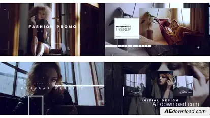 Abstract Fashion Promo broadcast-packages template preview