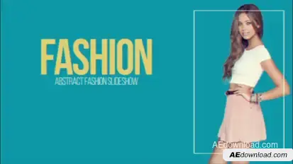 Abstract Fashion Slideshow broadcast-packages template preview