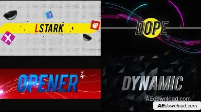 Abstract Fast Opener Openers template preview