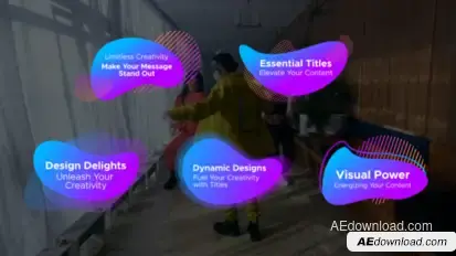 Abstract Fluid Titles Titles template preview