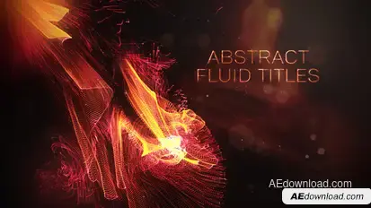 Abstract Fluid Titles Titles template preview