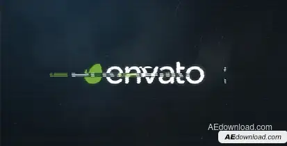 Abstract Glitch - Logo Reveal Logo Stings template preview