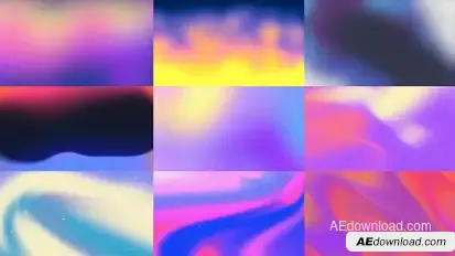 Abstract Gradient Background Elements template preview