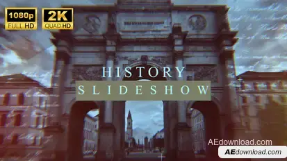 Abstract History Timeline Video Displays template preview