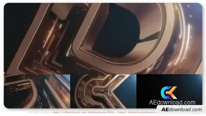Abstract HUD Logo Reveal Logo Stings template preview