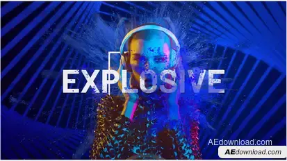 Abstract Ink Intro 2 Titles template preview