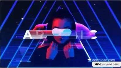 Abstract Ink Intro Titles template preview