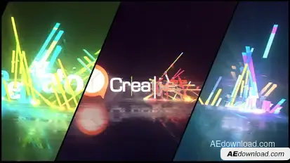 Abstract Lines Dubstep Logo Logo Stings template preview