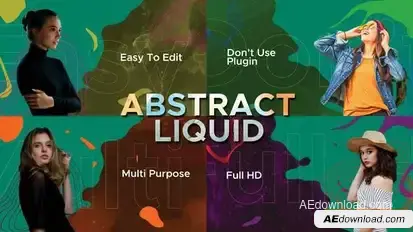 Abstract Liquid Openers template preview