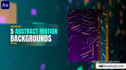 Abstract Motion Backgrounds Elements template preview