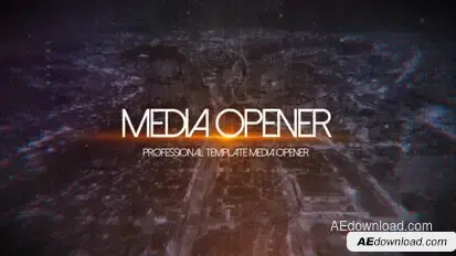 Abstract Opener Video Displays template preview