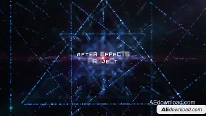 Abstract Particles Titles Titles template preview