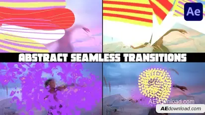Abstract Seamless Transitions | After Effects Elements template preview