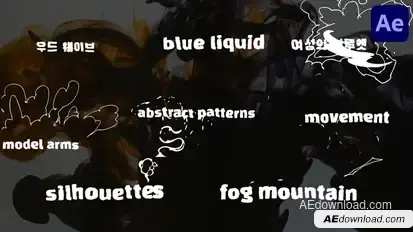 Abstract Sketch Titles for After Effects Titles template preview