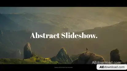 Abstract Slideshow Video Displays template preview