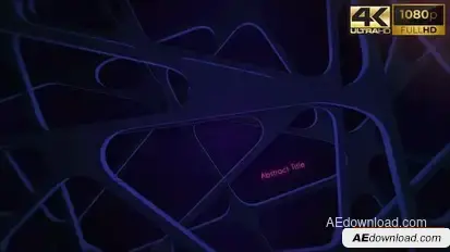 Abstract Space Titles Openers template preview
