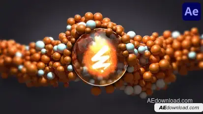 Abstract Sphere Logo for After Effects Logo Stings template preview