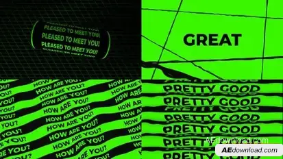 Videohive Abstract Text And Backgrounds Titles template preview