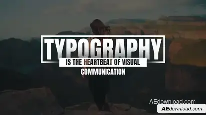 Abstract Text Animation Titles template preview