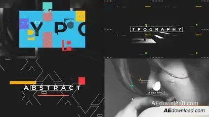 Abstract Titles Openers template preview
