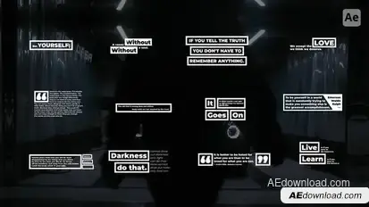 Abstract Titles | AE Titles template preview