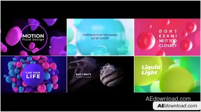 Abstract Titles | Spheres Titles template preview