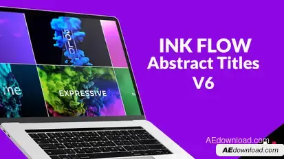 Abstract Titles V6 | Ink Flow Titles template preview