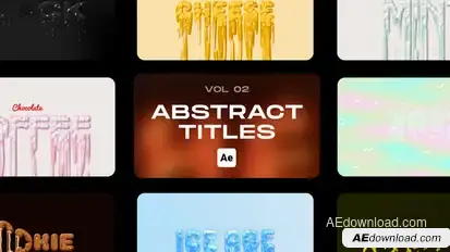 Abstract Titles Vol 02 Titles template preview