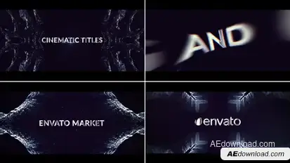 Abstract Trailer Titles Titles template preview