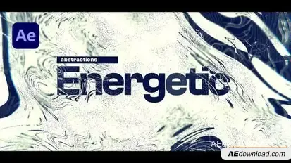 Abstract Typography Opener Openers template preview