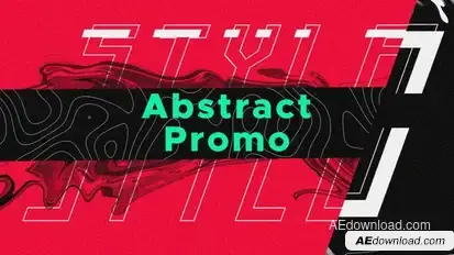 Abstract Typography Promo Openers template preview