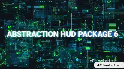 Abstraction HUD Pack 6 Elements template preview