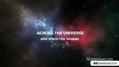 Across The Universe | After Effects Titles template preview