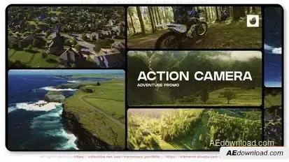 Action Camera - Adventure Promo Openers template preview