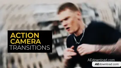 Action Camera Transitions | After Effects Elements template preview